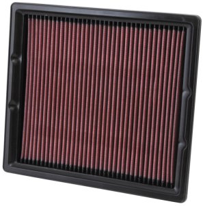 Cadillac XTS Air Filter - K&N Engineering - High-Flow Drop-In, Oiled Cotton, Washable/Reusable - `13-`18
